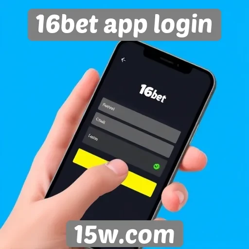 Acessando a plataforma 16bet pelo aplicativo